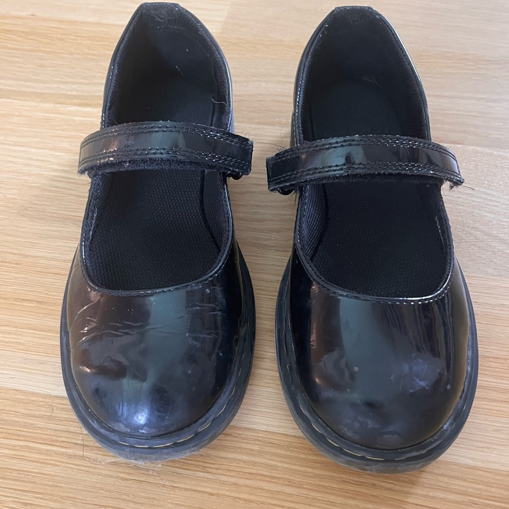 Kids Dr Marten’s Black Mary Jane School Shoes